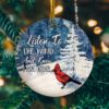 Cardinal Goodbyes Are Not Forever Decorative Ornament – Funny Holiday Gift