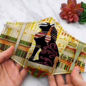 Cats Symbol Egypt  Ancient Face Mask