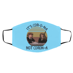 Its Cor-o-na Not Coron-na Harry Potter Wingardium Leviosa Face Mask
