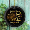 Engraved 2020 Events Quarantine Pandemic Christmas Flat Holiday Circle Ornament