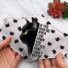 Nope People Black Cat Halloween Face Mask