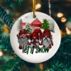 Funny Baby Its Covid Outside Decorative Christmas Ornament – Funny Holiday Gift