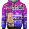 Cardi B I Like Christmas I Like Presents I Like Diamonds in my Stockings 3D Ugly Sweater Hoodie