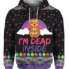 The Twelve Cats of Christmas 3D Ugly Christmas Sweater Hoodie