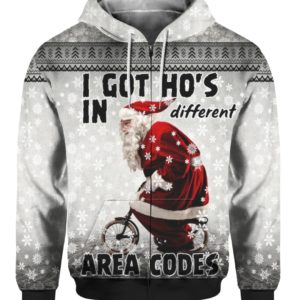 I Got Ho’s in Different Area Codes 3D Ugly Sweater Hoodie