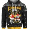 Fox I’m Dead Inside 3D Ugly Christmas Sweater Hoodie