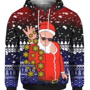 Sexy Santa Claus Snowflakes 3D Ugly Sweater Hoodie Sexy Santa Claus Snowflakes 3D Ugly Sweater Hoodie
