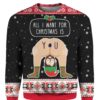 Fox I’m Dead Inside 3D Ugly Christmas Sweater Hoodie