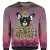 Believe In Bigfoot Squat Ching Through The Snow 3D Ugly Christmas Sweater Hoodie