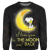 Here For The Food 3D Ugly Christmas Sweater Hoodie