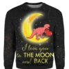 Nativity Jesus Peace On Earth 3D Ugly Christmas Sweater Hoodie