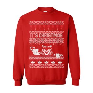 It’s Christmas Clown Pennywise Ugly Christmas Sweater