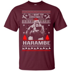 All I Want For Christmas Is Harambe Christmas Sweater