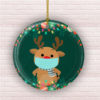 Cute Quarantine Stay At Home 2020 Decorative Christmas Ornament – Funny Holiday Gift