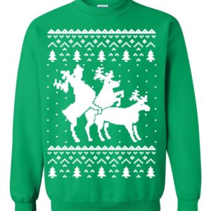 Reindeer Sex Naughty Ugly Christmas Sweater Reindeer Sex Naughty Ugly Christmas Sweater