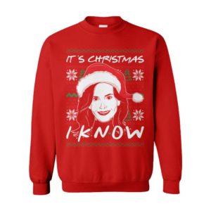 It’S Christmas I Know! Best Friends Monica Geller Ugly Christmas Sweater It’S Christmas I Know! Best Friends Monica Geller Ugly Christmas Sweater