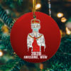 Guess What Corgi Butt Decorative Christmas Ornament Decorative Ornament – Funny Holiday Gift