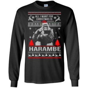 All I Want For Christmas Is Harambe Christmas Sweater