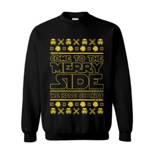 Come To The Merry Side We Have Cookies Ugly Christmas Sweater