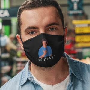 Im Fine Ross Geller Friends Face Mask