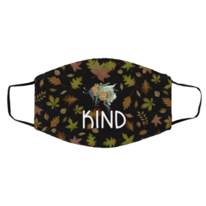 Flower Bee Kind Floral Face Mask