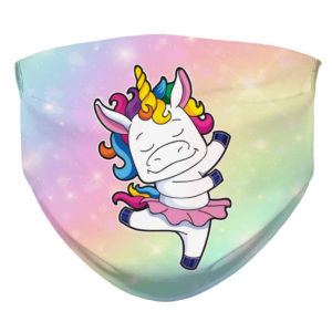 Ballet Dancing Unicorn Ballerina Dance Face Mask