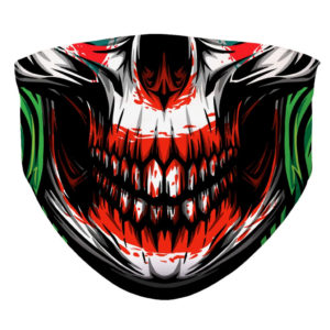 Evil Horror Clown Skull Skeleton Joker Face Mask