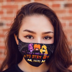 Hocus Pocus I Put A Spell On You To Stay 6ft Away Face Mask