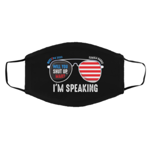 Biden Will You Shut Up Man Kamala Im Speaking Debate Meme Face Mask