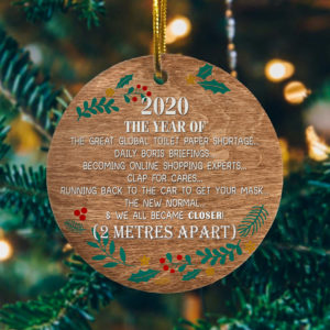 Remembering 2020 Decorative Christmas Ornament – Funny Holiday Gift