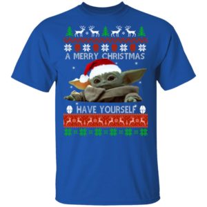 Baby Yoda A Merry Christmas Have Yourself Ugly Christmas Sweater