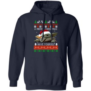 Baby Yoda A Merry Christmas Have Yourself Ugly Christmas Sweater
