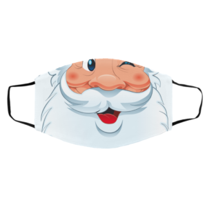 Funny Cartoon Santa Claus Beard Christmas Face Mask