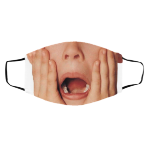 Funny Kevin McCallister Shocked Home Alone Face Mask