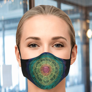 Rainbow Mandala Face Mask