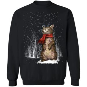 Cat Snow Ugly Christmas Sweater