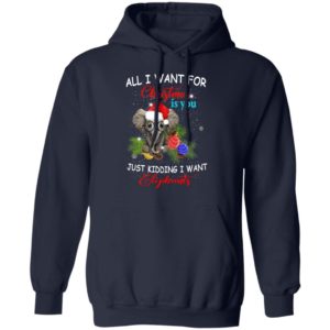 All I Want For Christmas Elephants Ugly Christmas Sweater