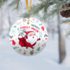 2020 Quarantined Decorative Christmas Ornament – Funny Holiday Gift