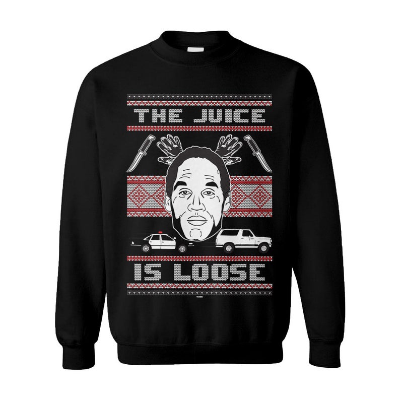 The Juice Is Loose Oj Ugly Christmas Sweater