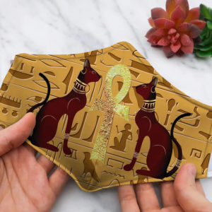 Cats In Ancient Egypt Facemask Ancient Face Mask