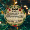 2020 The Year Of Global Pandemic Funny Quarantine Decorative Christmas Ornament – Funny Holiday Gift