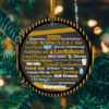 Essential Worker The Ones That Couldnt Quarantine Decorative Christmas Ornament – Funny Christmas Holiday Gift