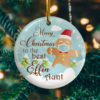 Merry Christmas To Everyone Except That Bitch Carole Decorative Ornament