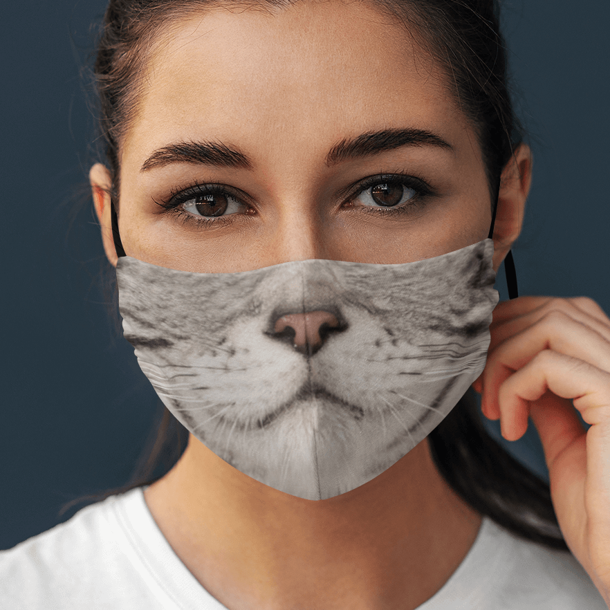American Shorthair Cat Cosplay Face Mask