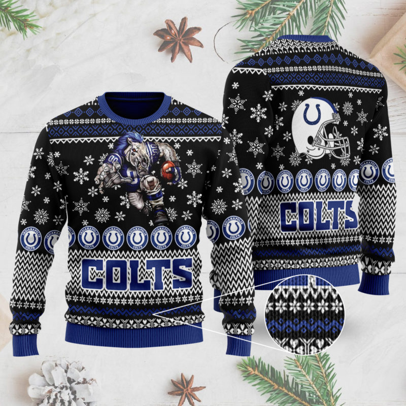 Indianapolis Colts Ugly Christmas Sweater 3D