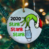 2020 Stink Stank Stunk Christmas Ornament Keepsake Decorative Ornament – Funny Holiday Gift