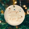 Bride and Groom Our First Christmas 2020 Decorative Christmas Ornament – Funny Holiday Gift