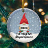 2020 The Year Of Unknowns Toilet Paper Mask Keepsake Christmas Ornament