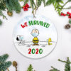 Santa Claus Survived 2020 Quarantine Christmas Ornament – Funny Holiday Gift
