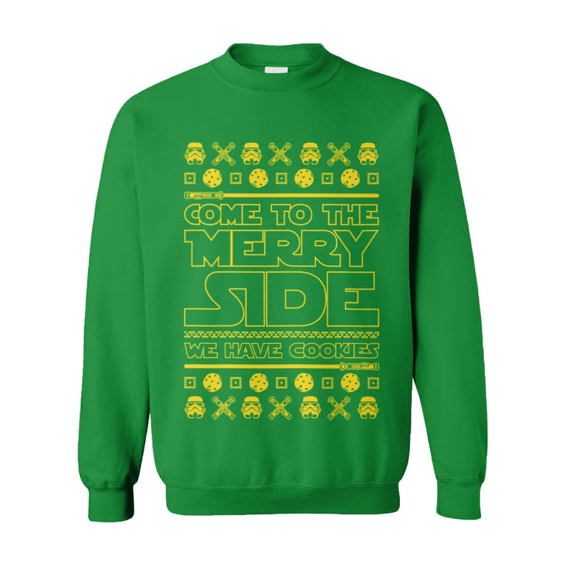 Come To The Merry Side We Have Cookies Ugly Christmas Sweater